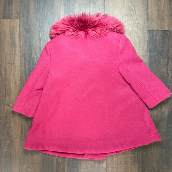 Janie & Jack Burgundy Winter Coat - Baby - Never Worn - Picture 3 of 3